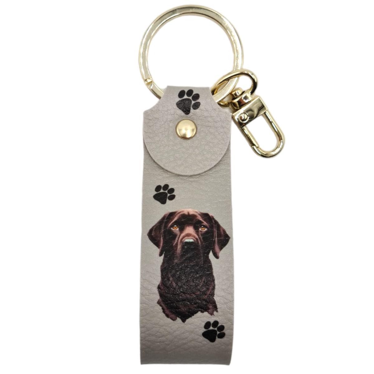 Portachiavi Labrador Retriever - Amore Per I Cani, 4 Colori (Marrone, Nero, Bianco, Kaki) Regalo Per Amici E Famiglia