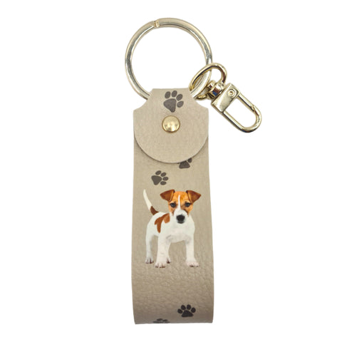 PORTACHIAVI JACK RUSSELL BEIGE