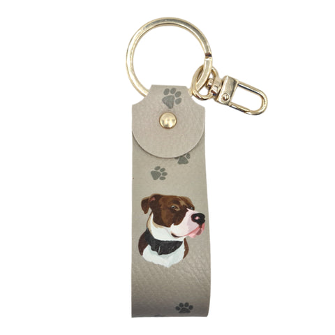 PORTACHIAVI PITBULL NOISETTE