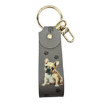 PORTACHIAVI BULLDOG FRENCH NOISETTE