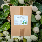 CERA DI SOIA IN SCAGLIE X BICCHIERI/CONTENITORI SCATOLA KG 20