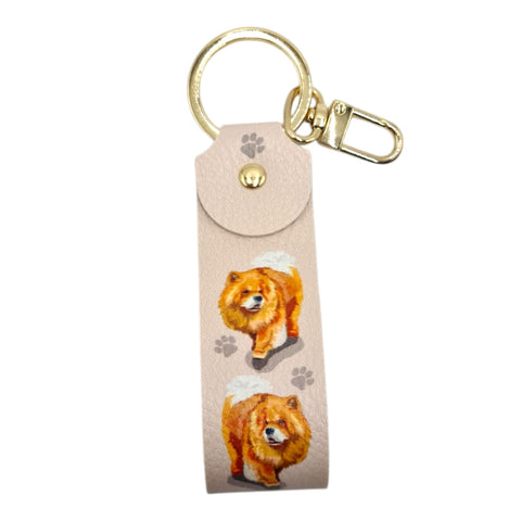 PORTACHIAVI CHOW CHOW ROSSO
