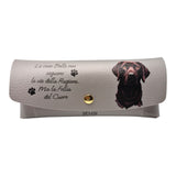 PORTAOCCHIALI LABRADOR CHOCOLATE