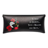 PORTAOCCHIALI WONDERLAND BLACK ROSE