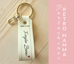 RED WATERMELON KEY RING